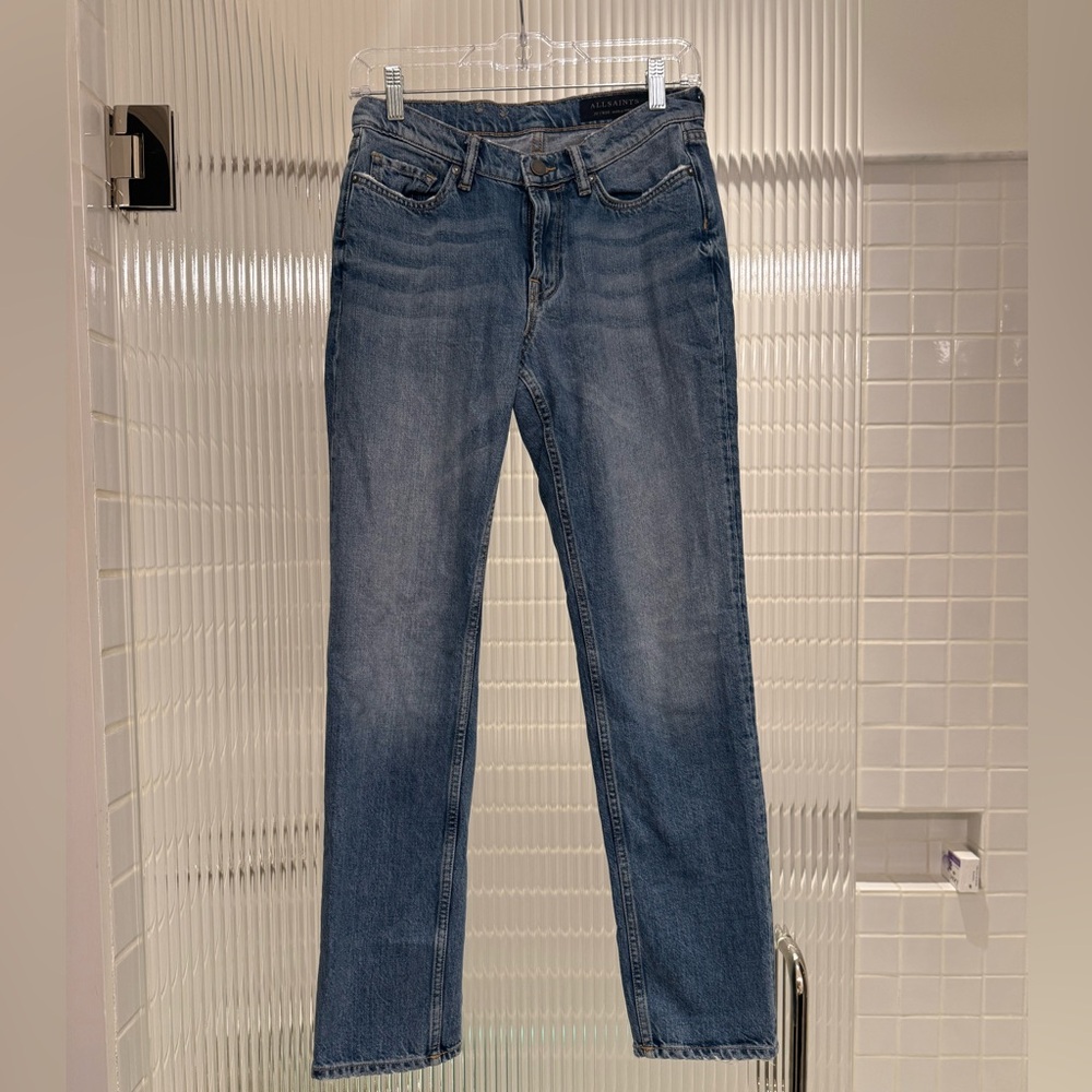 All Saints Dark Blue Women's Skinny Jeans